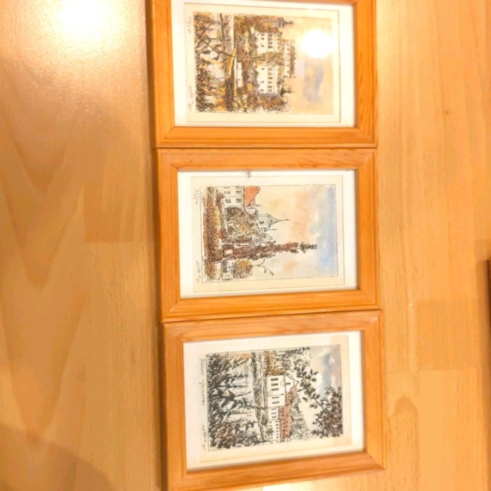 Painting 3 painting's from Europe